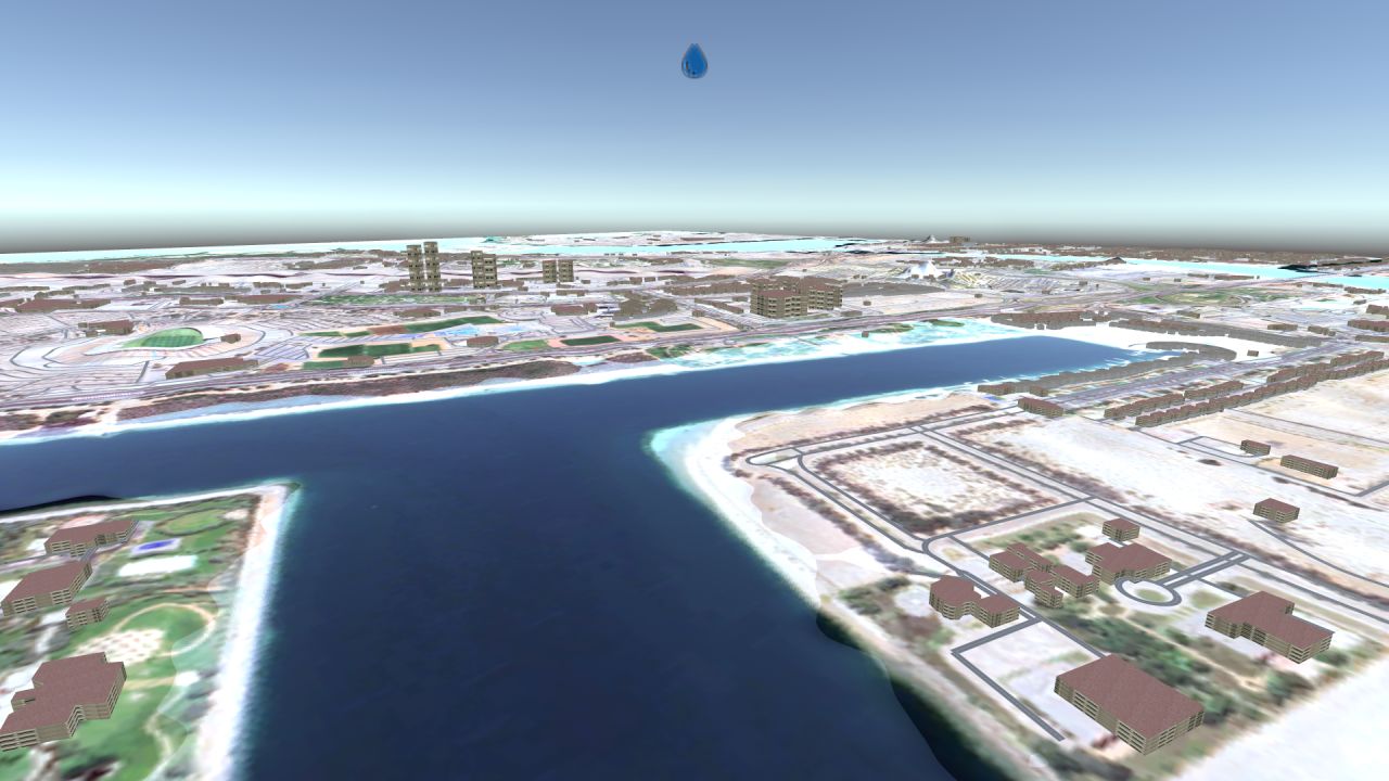 Navigating Sea Level Change: Harnessing GIS Techniques and Game Engines for Modeling and Analysis
