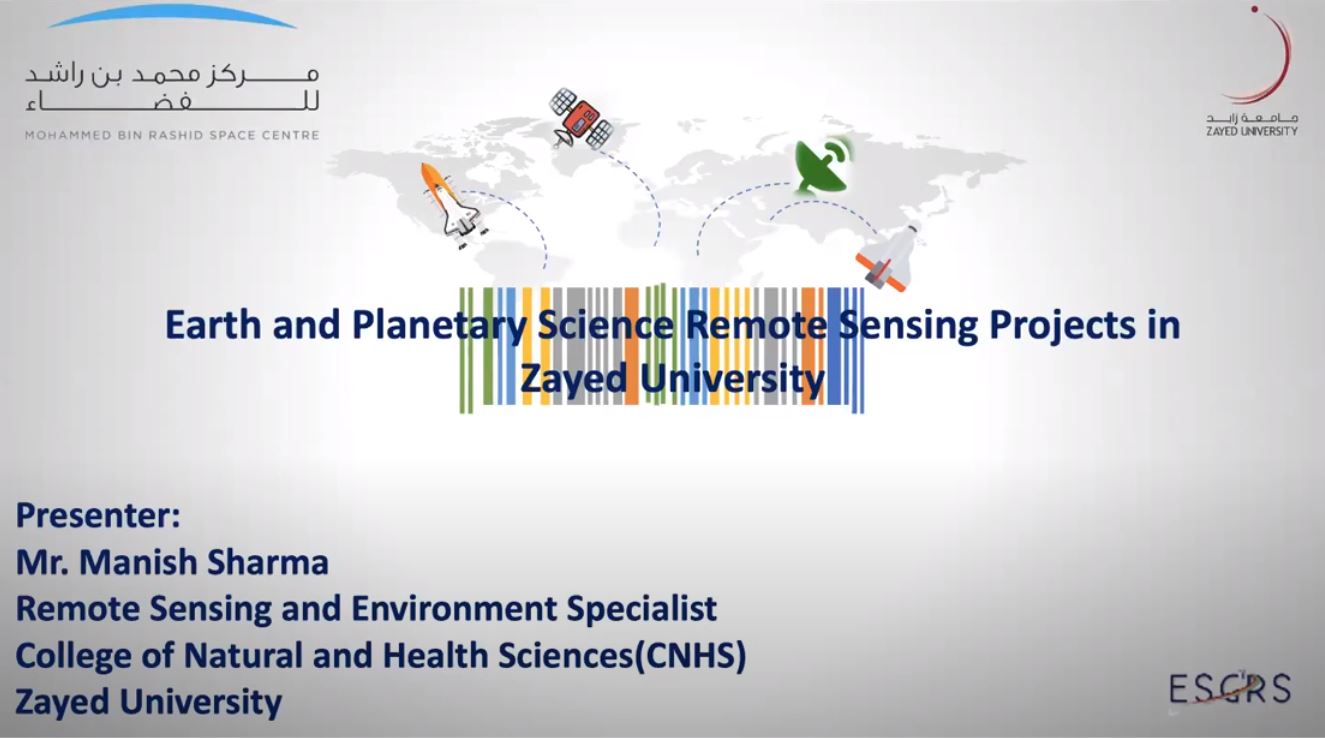 Earth and Planetary Science Remote Sensing Projects in Zayed University
